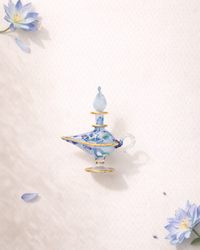 Blue Lotus Lamp